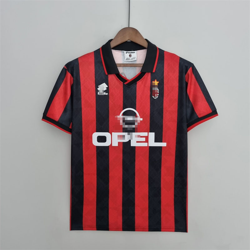 Camiseta AC Milan Home Retro 1995/96